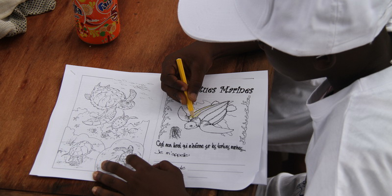 Creating awareness with art (© WWF-Gabon)